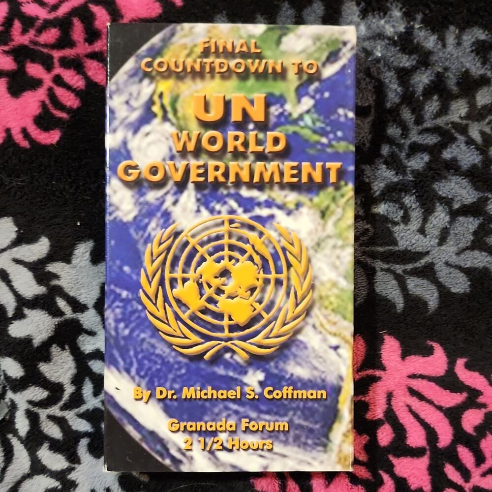Final Countdown to UN World Government VHS Documentary Coffman NTSC